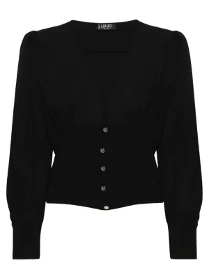 Blusa Elegante in Georgette con Scollo a V