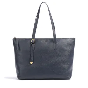 Borsa Shopping COCCINELLE in Pelle Linea Gleen colore Midnight Blue