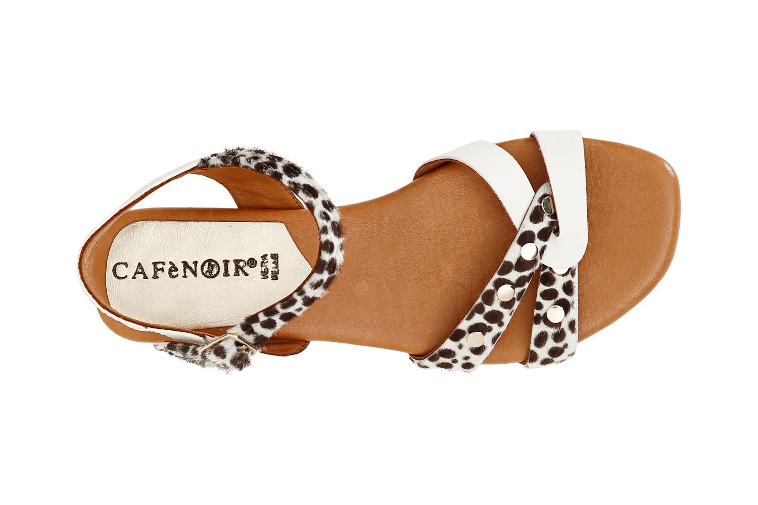 CafèNoir donna sandalo basso animalier