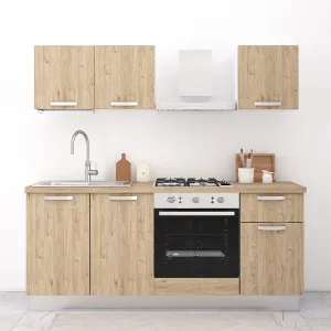 Cucina completa 195cm Athena, perfetta per arredare un appartamento, B&B o un Hotel