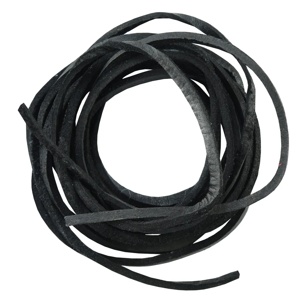 Daniel Smart 6' Feet Leather Laces - Black