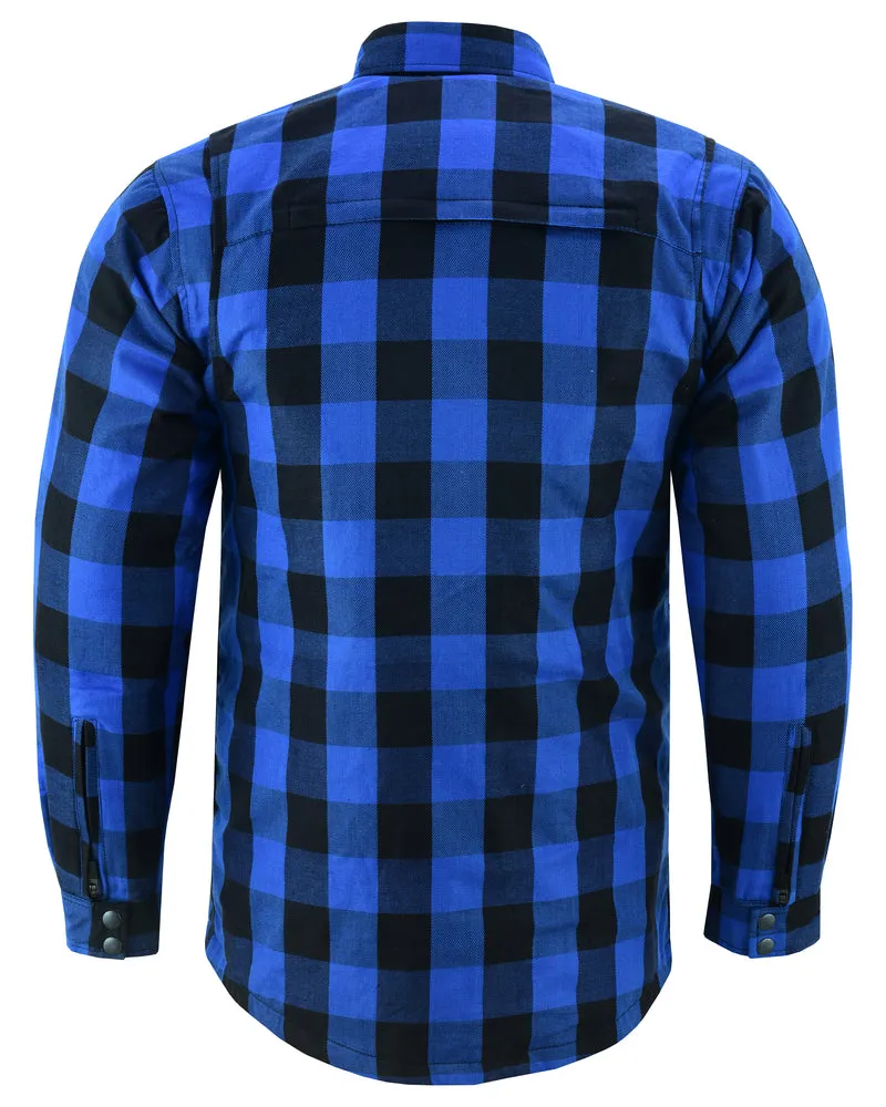 Daniel Smart Armored Flannel Shirt - Blue