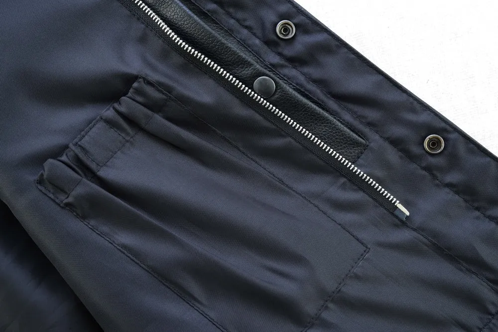 Daniel Smart Concealed Snap Closure, Without Collar & Hidden Zipper