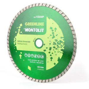 Disco diamantato Montolit GreenLine TZ230P - 230mm