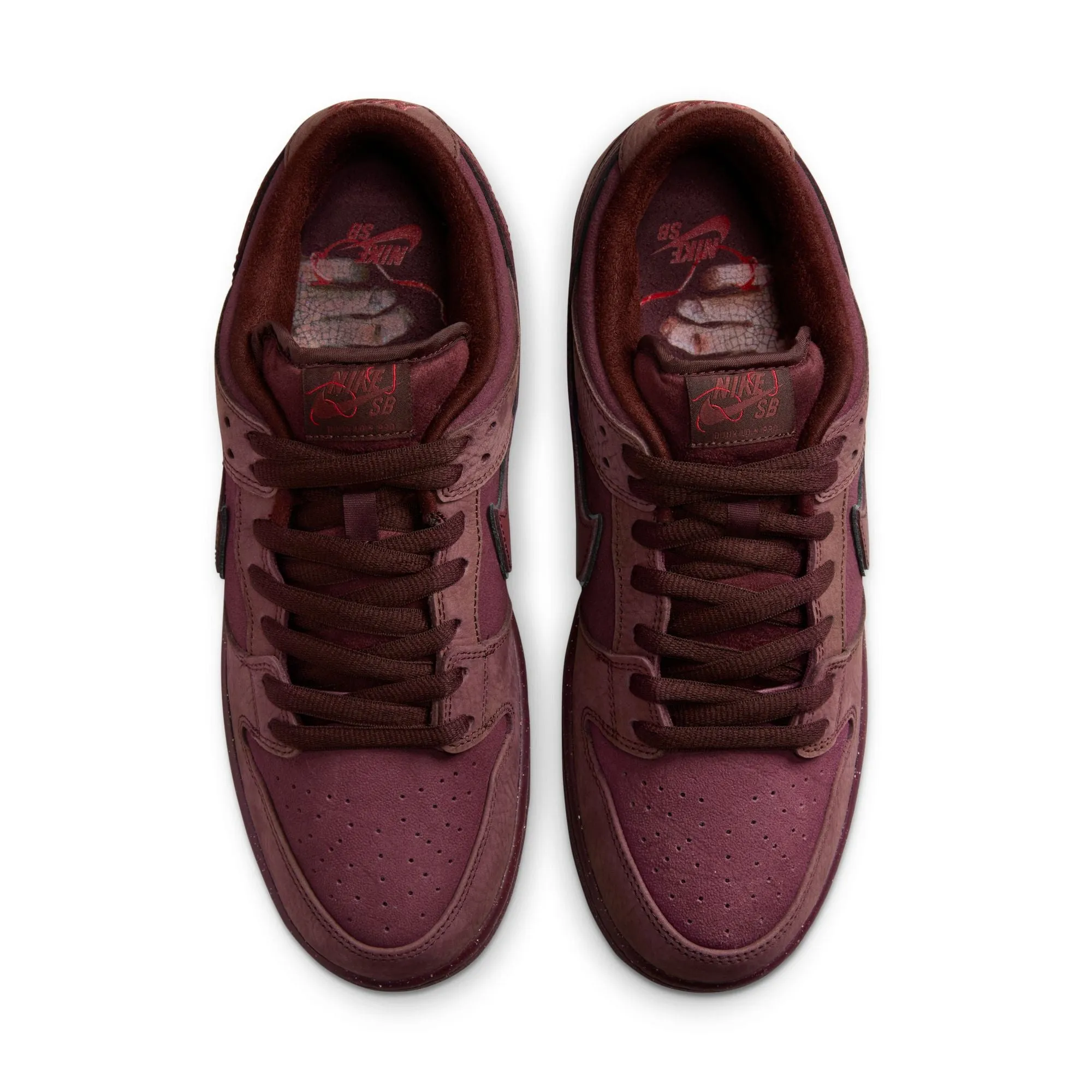 DUNK LOW PRM BURGUNDY CRUSH / DARK TEAM RED / EARTH