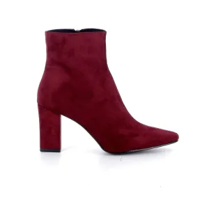 GIULIA SHOES - RALIA Tronchetto BURGUNDY CUOIO