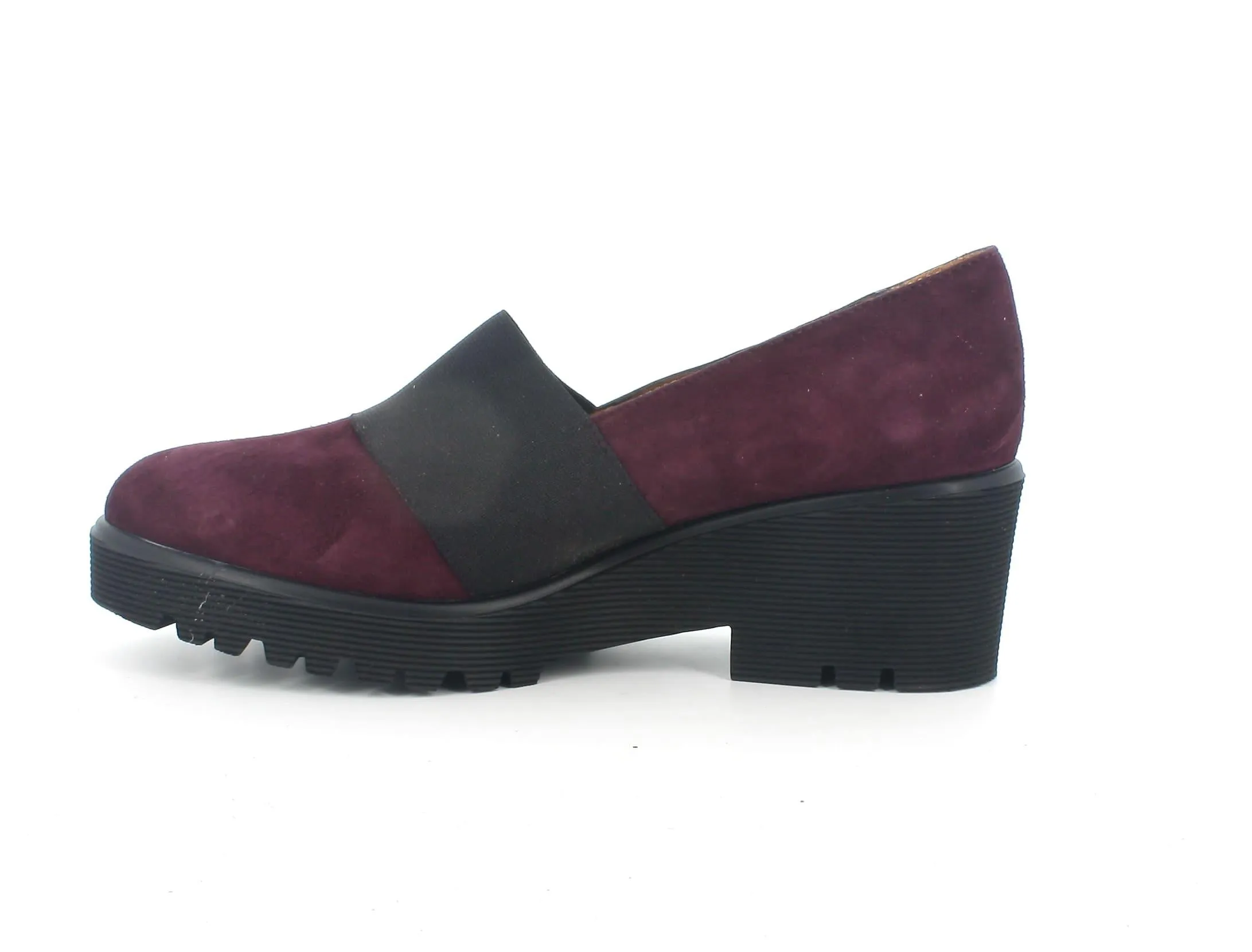 Melluso donna scarpe accollate camoscio bordeaux