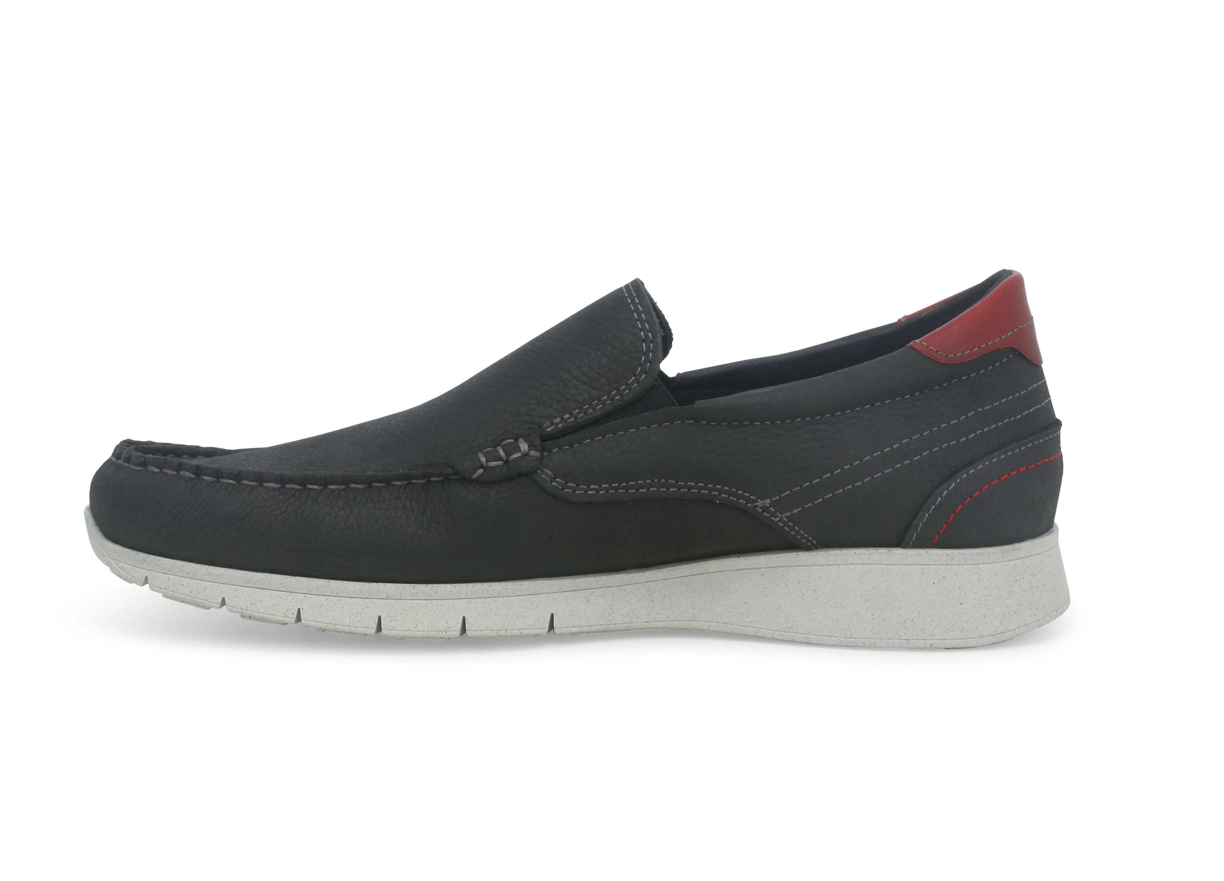 Melluso Uomo Scarpe Estive Accollate Slip-on Nabuk