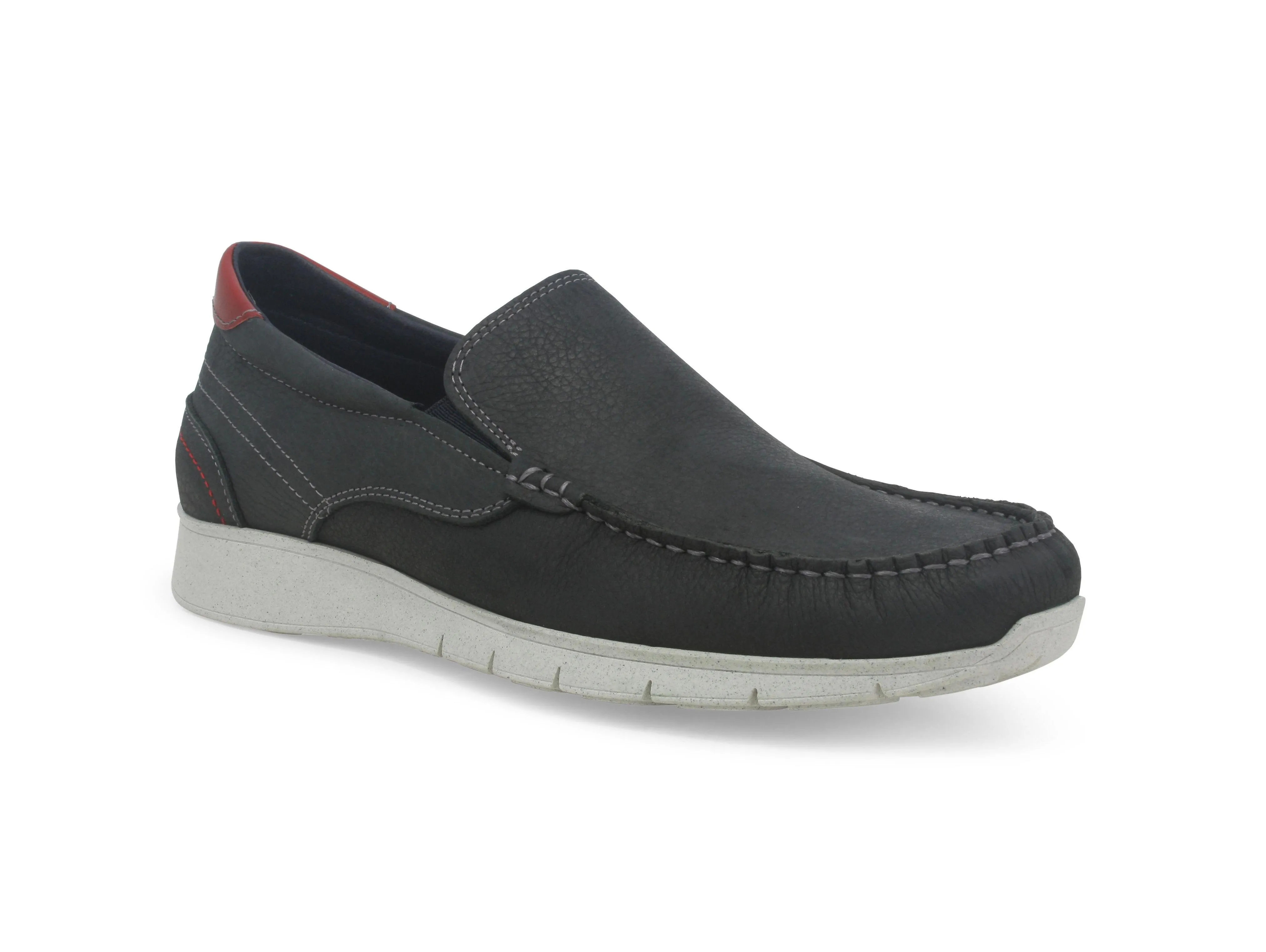 Melluso Uomo Scarpe Estive Accollate Slip-on Nabuk