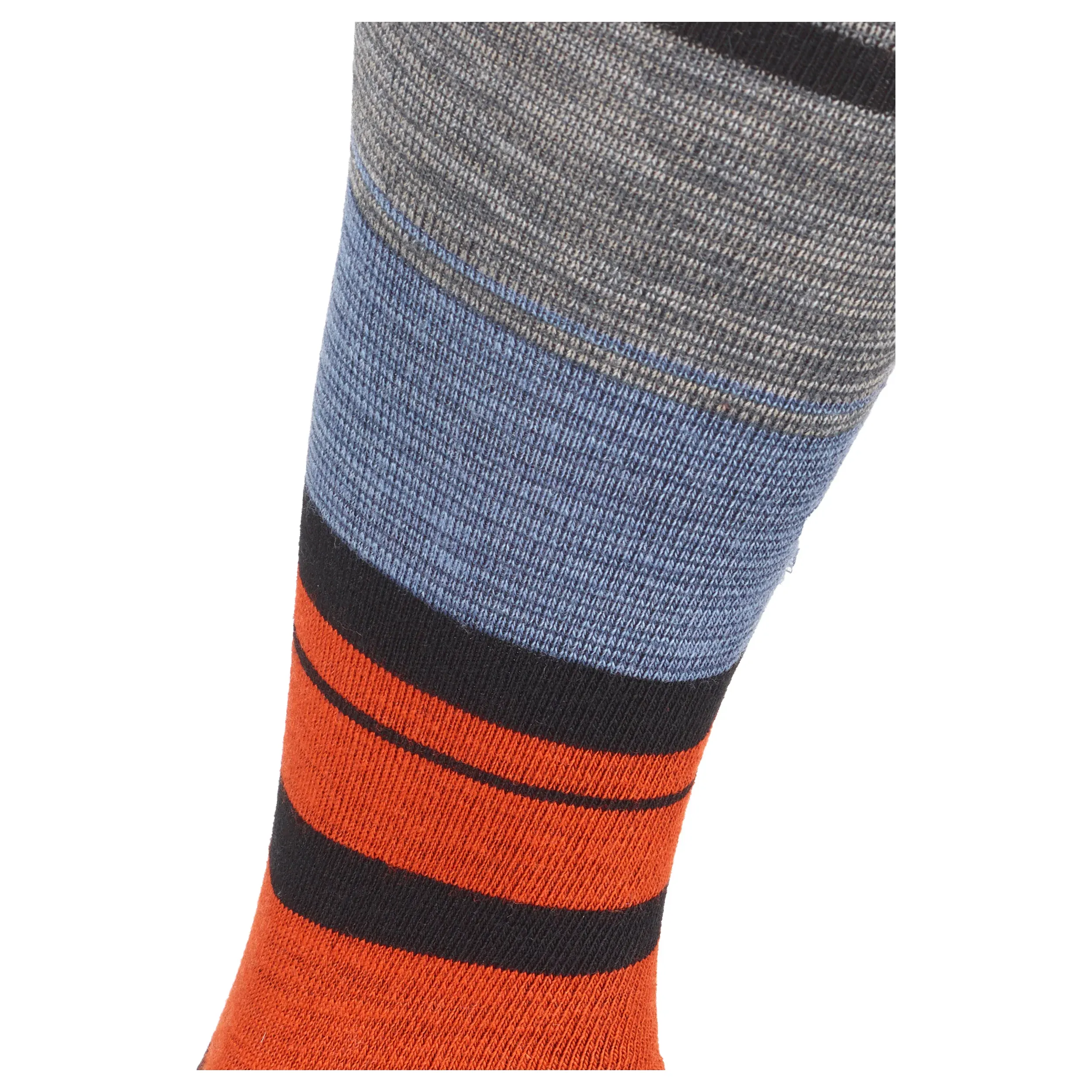 ORTOVOX ALL MOUNTAIN LONG SOCKS WARM CALZE TECNICHE AL GINOCCHIO CALDISSIME, SENZA CUCITURE CON MIX MERINO PER COMFORT TECNICO - MULTICOLOUR