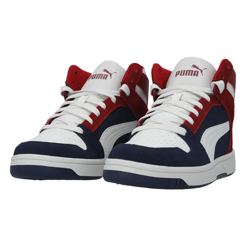 Puma men's sneakers shoe Rebound Layup SD 370219 04 dark red chalk blue