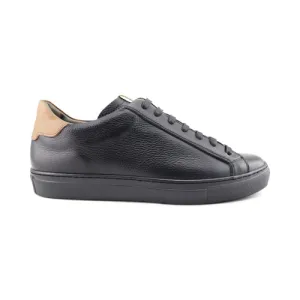 Sneakers basse nere in pelle bottalata