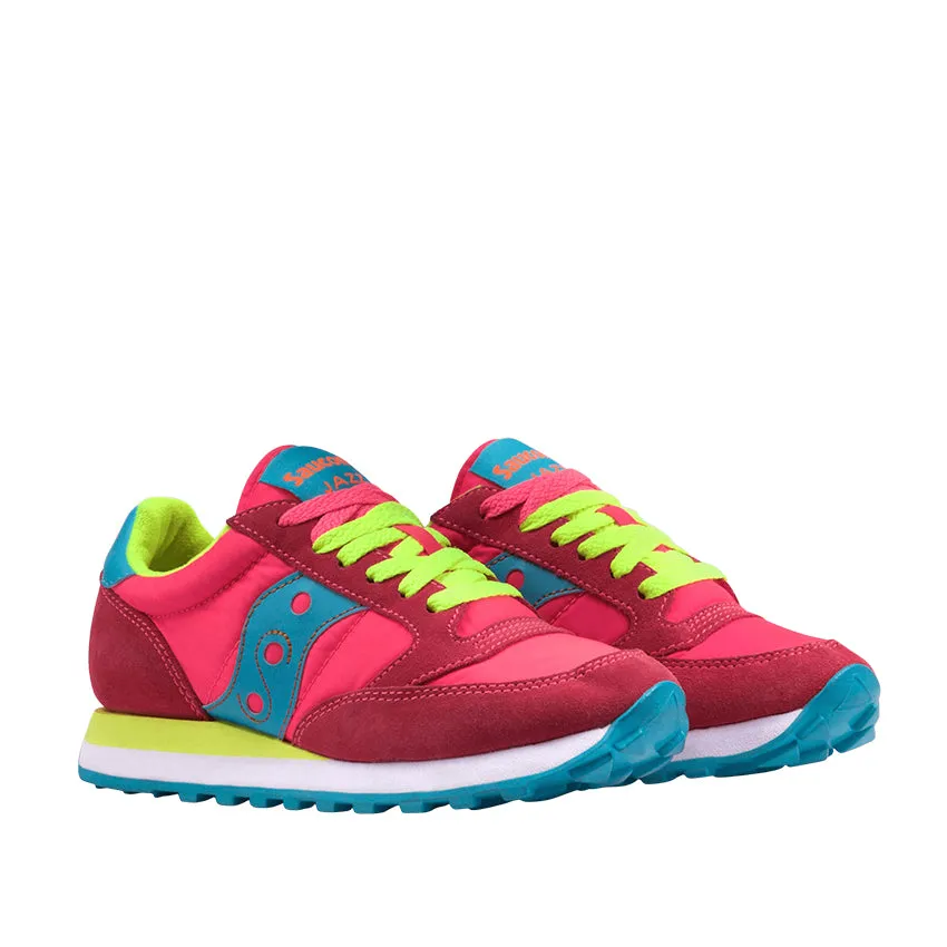 Sneakers Donna Saucony Jazz Original Rosa / Giallo Fluo / Celeste